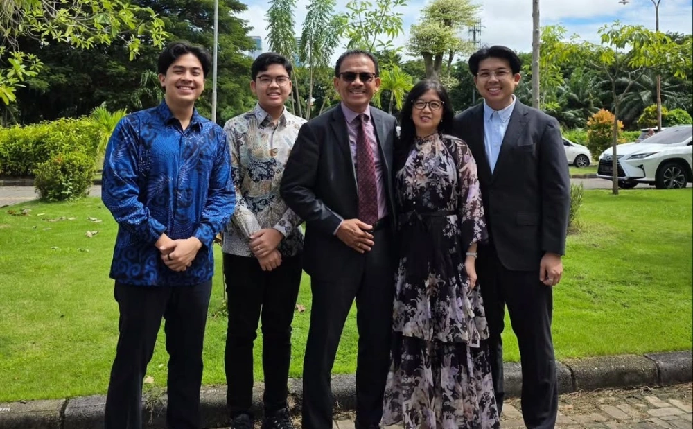 Marojahan Sintong Sijabat bersama keluarganya [Instagram/@marojahan_sijabat]